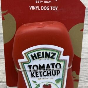 Heinz Red Vinyl Dog Toy